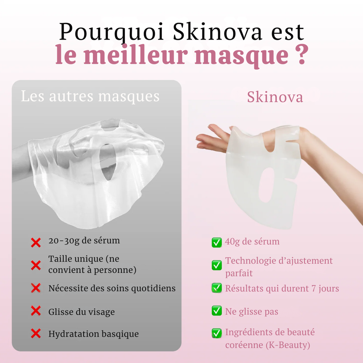 Masque Bio Skinova - Masque Collagène pour le Visage