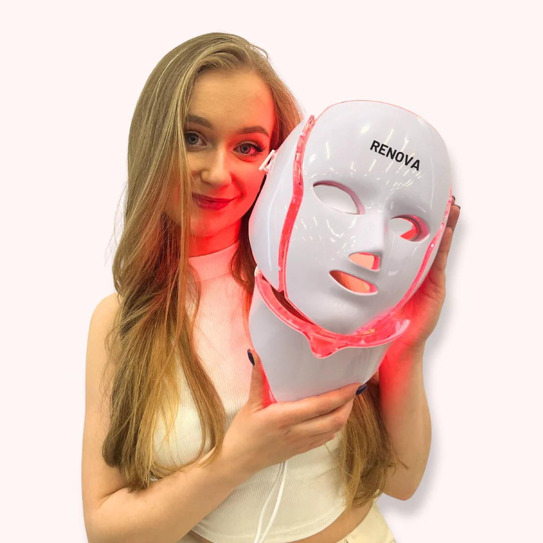 Renova™ – Masque LED Rajeunissant Visage & Cou