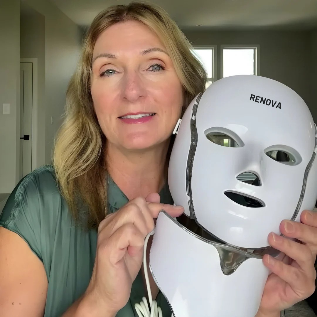 Renova™ – Masque LED Rajeunissant Visage & Cou