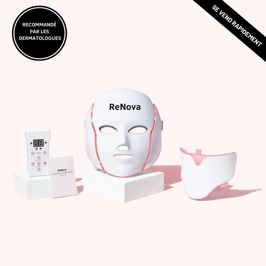 Renova™ – Masque LED Rajeunissant Visage & Cou