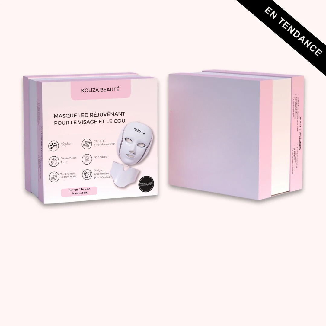 Renova™ – Masque LED Rajeunissant Visage & Cou