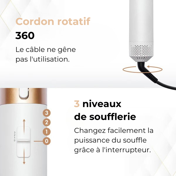 HairStyler Clara - Kit 3 en 1 pour les Cheveux