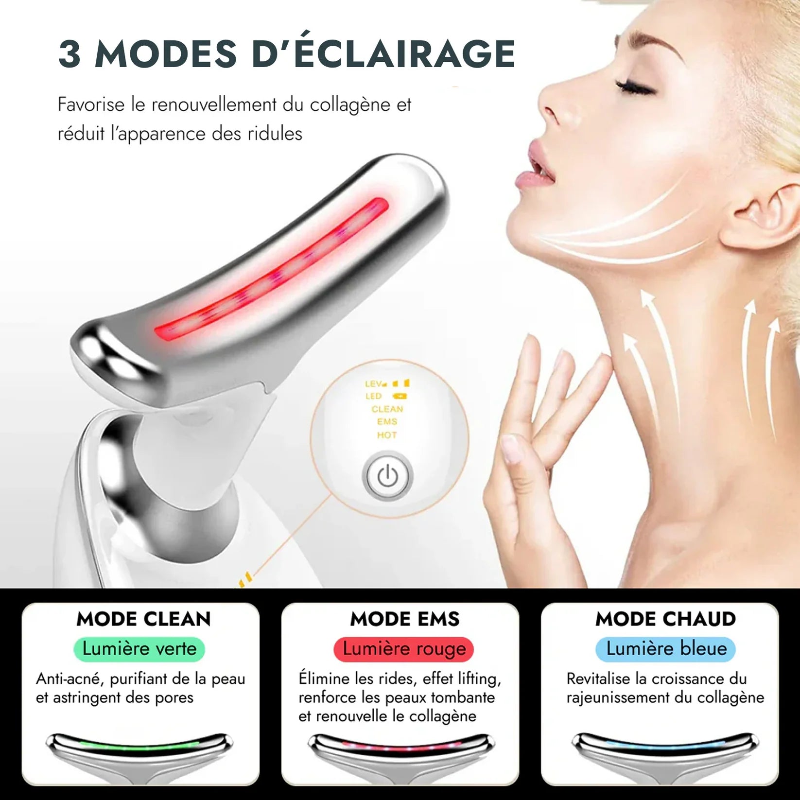Masseur Noreska | Anti-acné et Anti-rides
