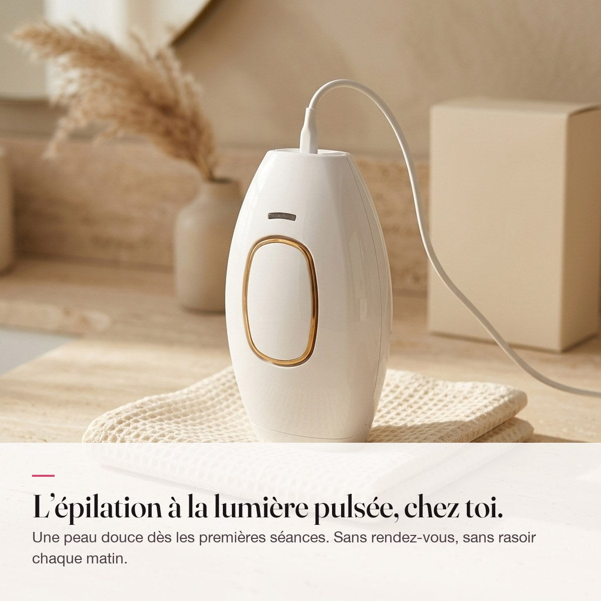 LumiSkin™ – L'épilateur à lumière pulsée à domicile